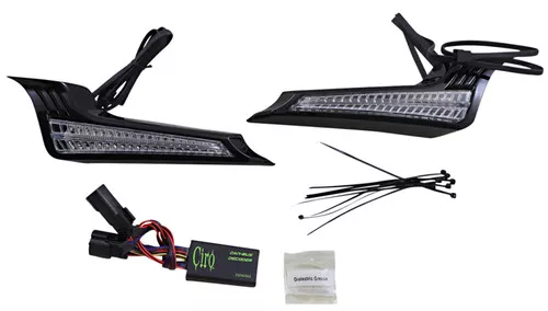Ciro Black Rear Filler Panel LED Lights (40023)