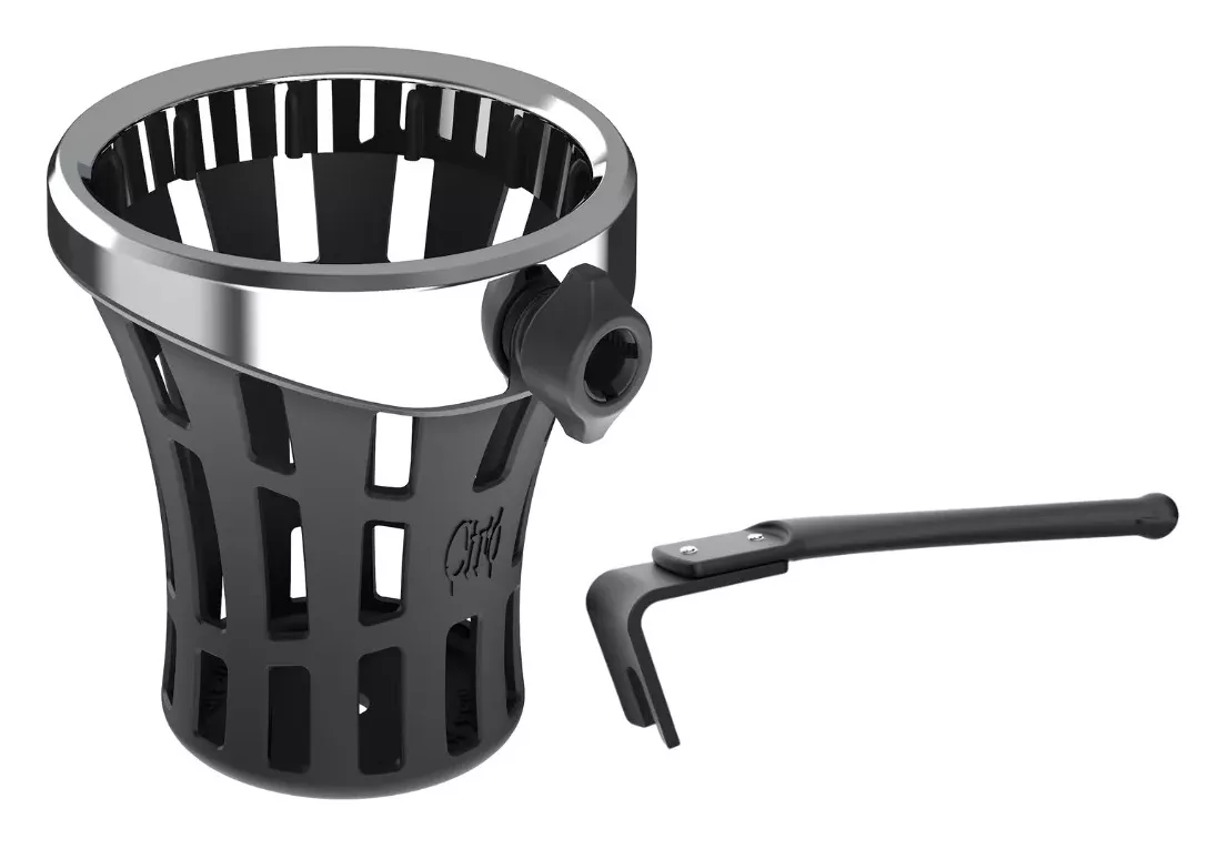 Ciro Gen 2 Big Ass Passenger Drink Holder For Harley Touring 2014-2025