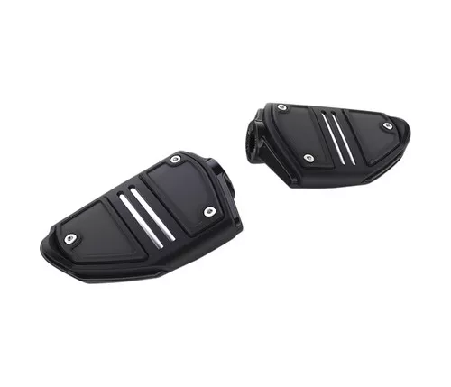 Ciro Twin Rail Footrests Black w/out Mount (61420)