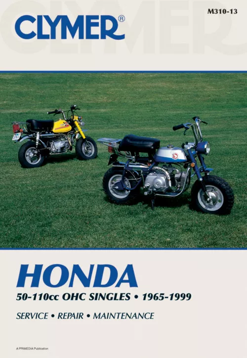Clymer Repair/Service Manual '65-99 Honda 50-110cc OHC Singles (M310-13)