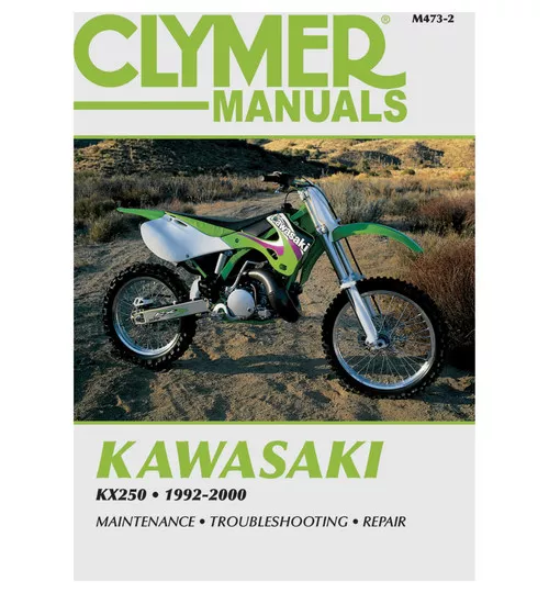 Clymer Repair/Service Manual '92-00 Kawasaki KX250 (M473-2)