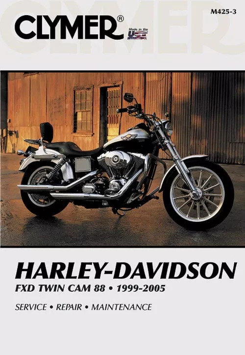 Clymer Repair/Service Manual '99-05 Harley-Davidson FXD Dyna Twin Cams (M425-3)
