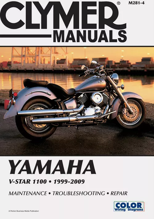 Clymer Repair/Service Manual 99-09 Yamaha V-Star XVS1100 Classic/Custom (M281-4)