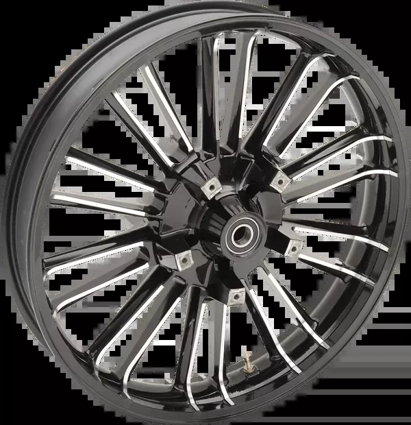 Coastal Moto Wheel - Atlantic 3D - Front - Dual Disc/With ABS - Black Cut - 21x3.5