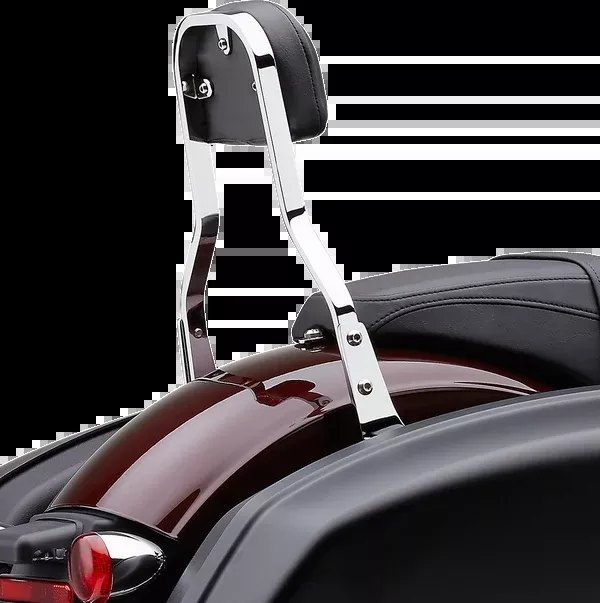 Cobra Backrest Kit - 14" - Chrome - FLSB