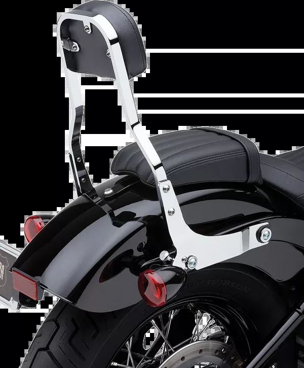 Cobra Backrest Kit - 14" - Chrome - Softail
