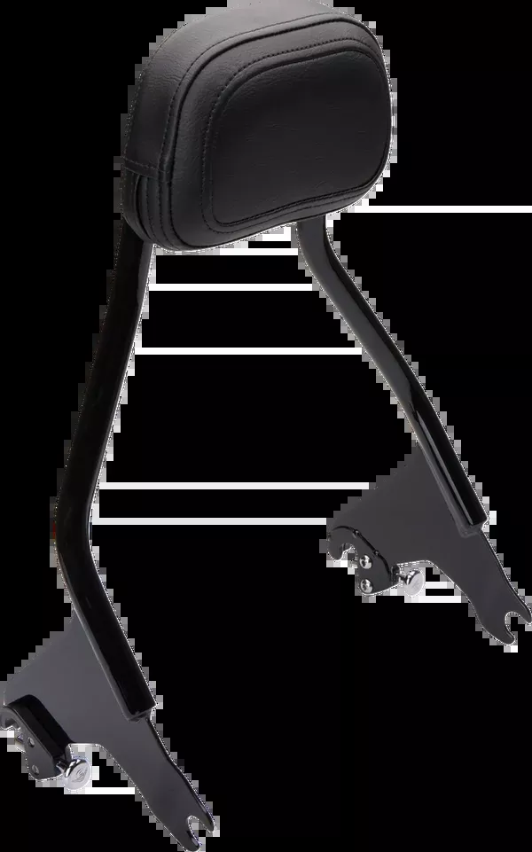 Cobra Detachable Backrest - Black - Short - FLH/FLT