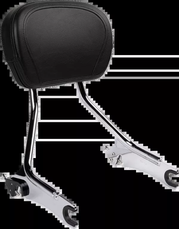 Cobra Detachable Backrest – Chrome – Chieftain