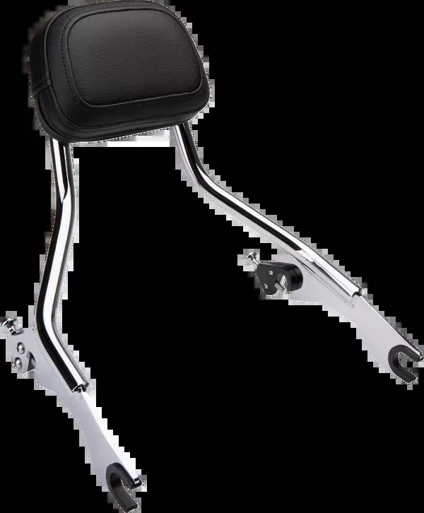 Cobra Detachable Backrest – Chrome – Short – FLH/FLT