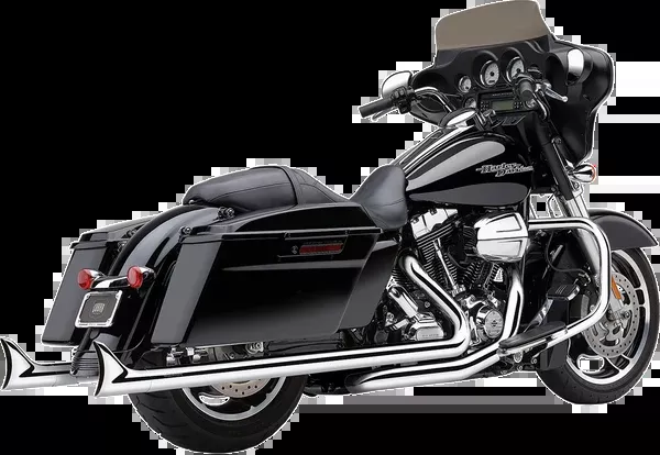 Cobra Dual Speedster Exhaust – Chrome – Fishtail – ’10-’16 Dresser