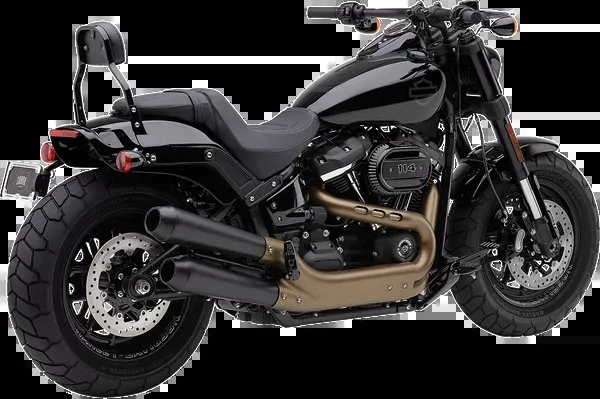 Cobra El Diablo Slip-On Mufflers – Raven Black – FXFB/S