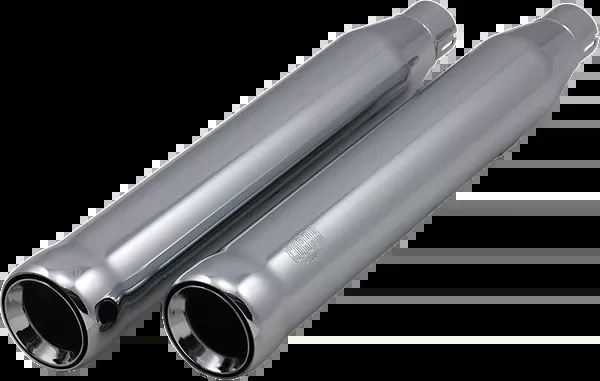 Cobra Neighbor Hater Slip-On Mufflers - 3" - Chrome - '07-'17 Softail