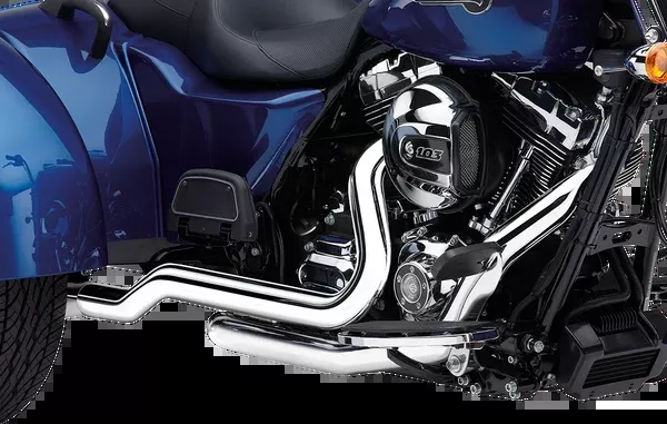 Cobra Powerport Dual Headpipes – Chrome