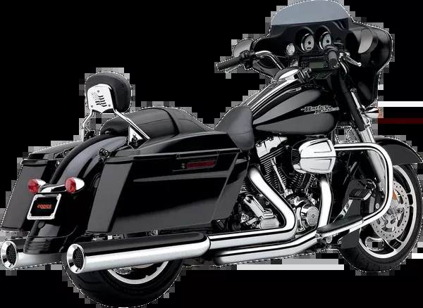 Cobra Powr-Flo Slip-On Mufflers – Chrome – ’95-’16 FL