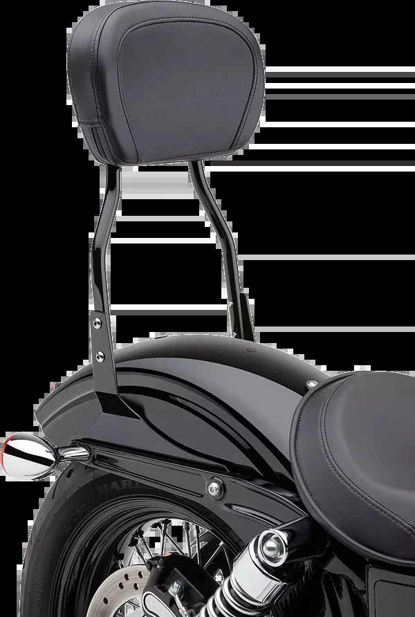 Cobra Round Sissy Bar - Short - Black - Sportster
