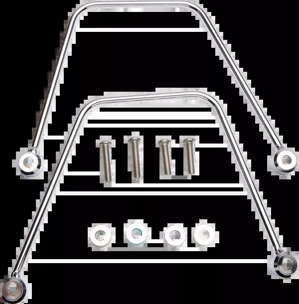 Cobra Saddlebag Support - Chrome - Vulcan 900
