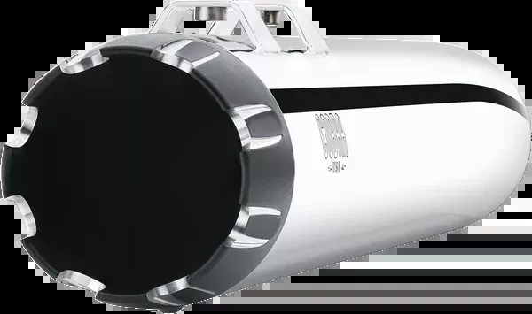 Cobra Slip-On Mufflers – 4″ – Chrome With Contrast Cut Tip – ’95-’16 FL