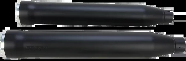 Cobra Slip-On Mufflers With Race Pro Tips – 3″ – Black – ’07-’17 FLSTF/FXSTD