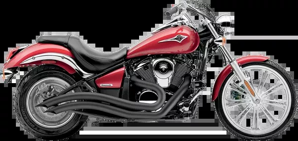 Cobra Speedster Swept Exhaust – Black – Vulcan 900