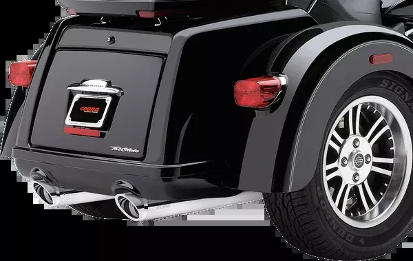 Cobra Tri Glide Mufflers – Chrome