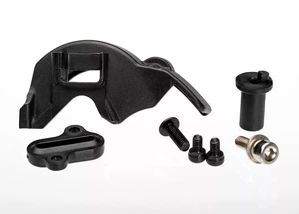 Cover, Gear/ Motor Plate Access Cover/ Motor Mount Hinge Post / 3x10mm CS w/ Split &Flat Washers (1) / 2.5x4mm CS (2) / 3x8mm BCS (1) (For 550 Motors)