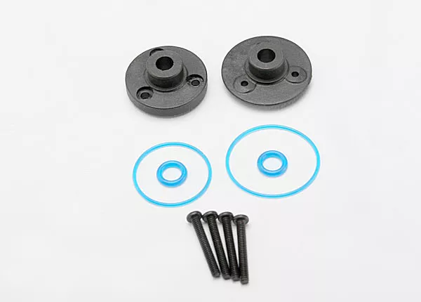 Cover Plates, Differential (Front or Rear)/ Gaskets (2)/ O-Rings (2)/ 2x14mm BCS (4)