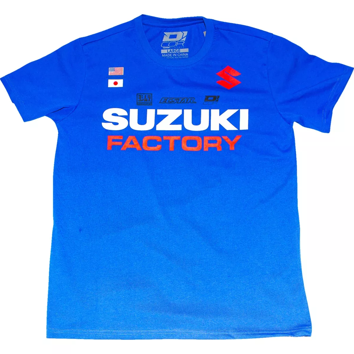 D'COR VISUALS Factory T-Shirt Suzuki - Blue