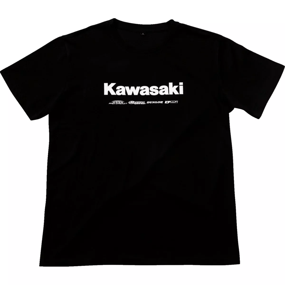 D'COR VISUALS Kawasaki Racing T-Shirt Black