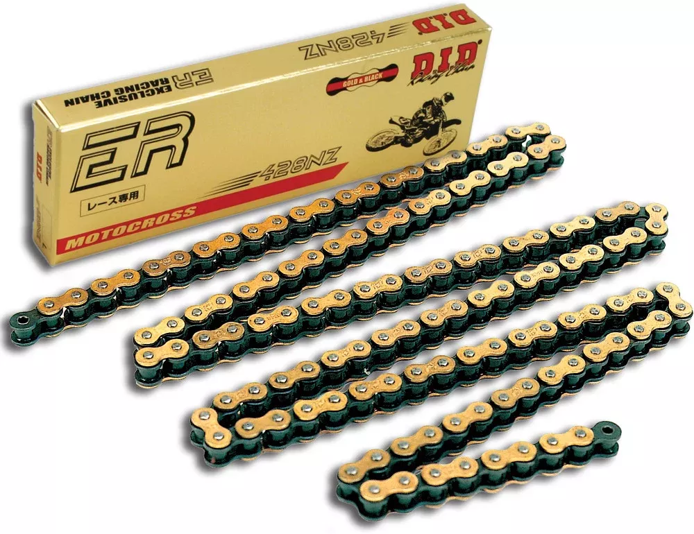 D.I.D Super 428NZG-118 NON O-Ring Chain Gold – 428NZGX118RB
