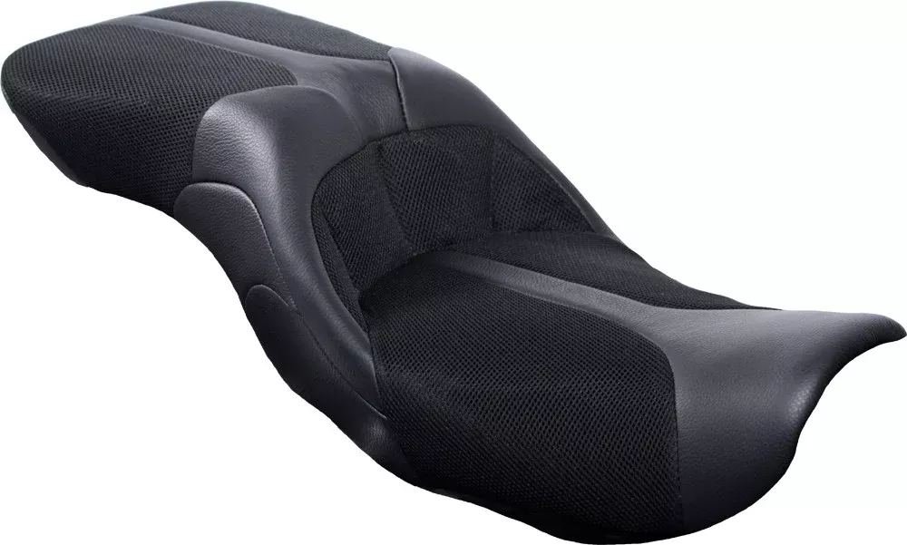 Danny Gray Tourist 2-UP Air-2 Seat FXD ` – FA-DGE-0321 For Harley Super Glide 2006-2010
