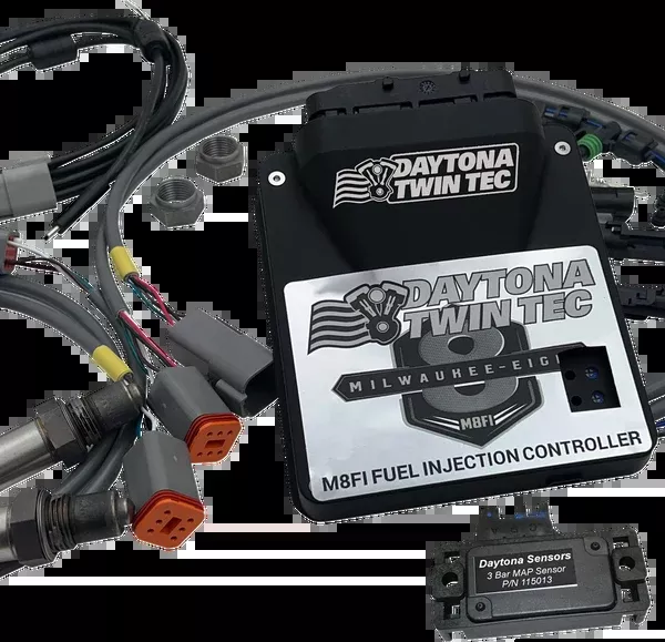 Daytona Twin TEC LLC Auto-Tune Electronic Fuel Injection Control Module Kit With 3 BAR Manifold – M8 Touring/Trike