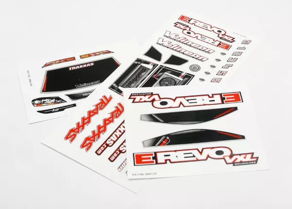 Decal Sheets for 1/16 E-Revo VXL