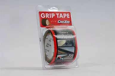 Dee Zee DZ46 Adhesive Grip Tape, Non-Slip Surface, Black, 1 in x 60 ft