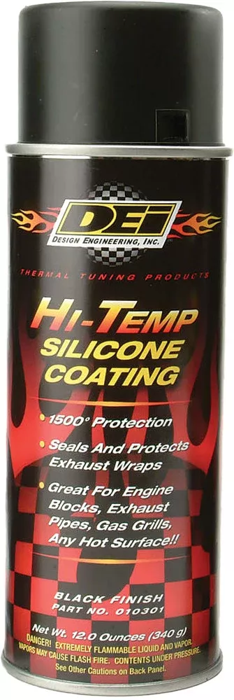 DEI HI-Temp Silicone Coating Black 12 OZ - 010301