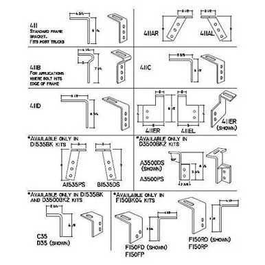 Demco 8553012 Hijacker Frame Bracket Kit for Fifth Wheel Trailers