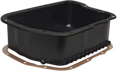 Derale Cooling 14210 Transmission Cooling Pan for Dodge A518/A618, Black