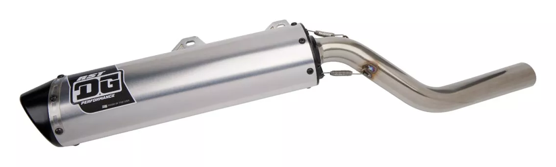 DG Performance RST Slip-On Exhaust Kawasaki KLR 650 1987-2018