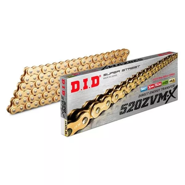 DID 520ZVMX Gold Chain 110L (Gold)
