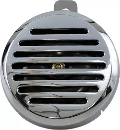 Drag Specialties 12V Horn with Chrome Snap-On Cover-DS-272127