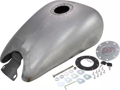 Drag Specialties 2" Extended Gas Tank - Single Locking Aero Cap-2107-1737