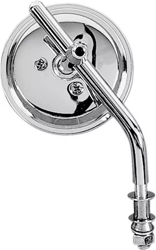 Drag Specialties 3" Round Mirror - Adjustable Stem-DS-302051