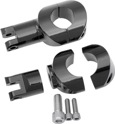 Drag Specialties Big Buffalo Footpeg Mount - Black-1620-0673