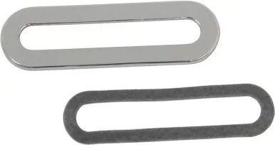 Drag Specialties Billet Indicator Light Bezel - Chrome-2202-0062