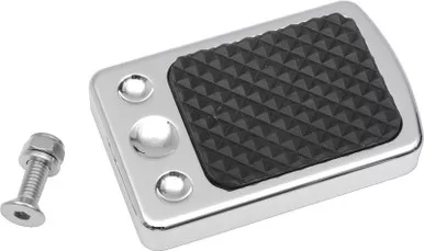 Drag Specialties Chrome Brake Pedal Pad - '84-'10 Softail-1610-0134