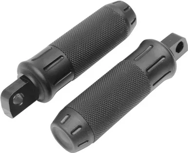 Drag Specialties Custom Footpegs - Black Peen-1620-1334