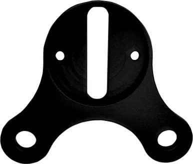 Drag Specialties Flat Mini Gauge Mount - Flat Black - For 2.4" Diameter-2210-0267