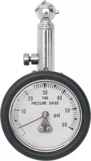 Drag Specialties Gage, Pressure 60PSI 45 Degrees-0363-0018