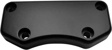 Drag Specialties Handlebar Clamp - Buffalo - Smooth - Flat Black-0602-0808