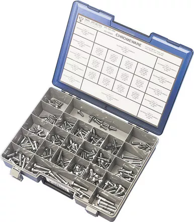 Drag Specialties Hex Head Bolt Assortment Fine Coarse-DS-190625
