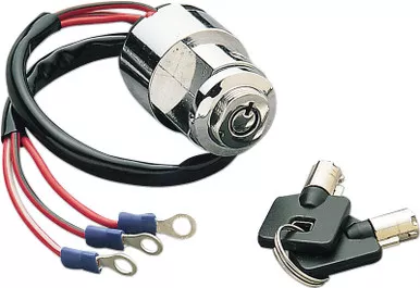 Drag Specialties Ignition with Key - Round - F/FXR/XL-DS-272112